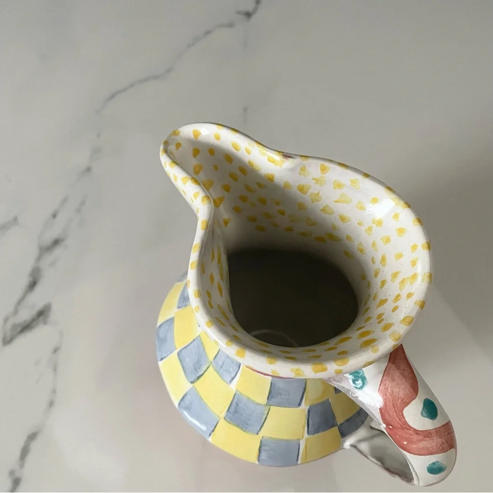 Small Creamer Syrup Pitcher by Mackenzie Childs - Picture 5 of 10